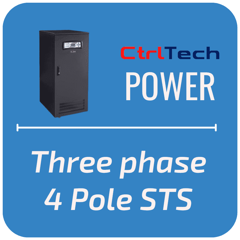 Three phase four pole STS